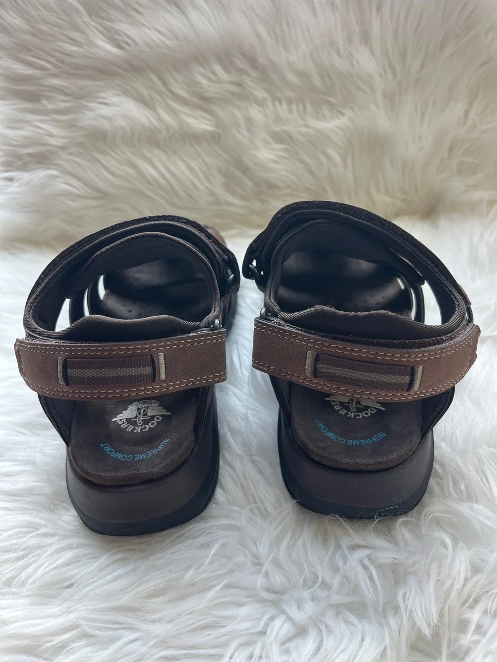 🆕 Dockers Men’s Sandals Byrd Outdoor Sport Fisherman Size 10W Dark Tan